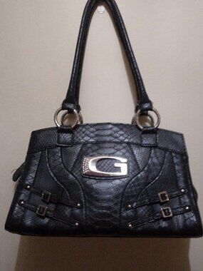 Guess vintage Y2K handbag with logo and rhinestones